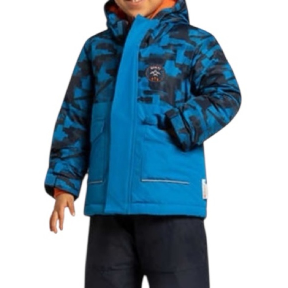 Gustin Kids Blue and Black Puffer Jacket